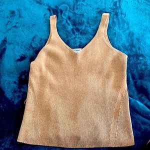 XLT (tall) camel sweater tank.  Old Navy